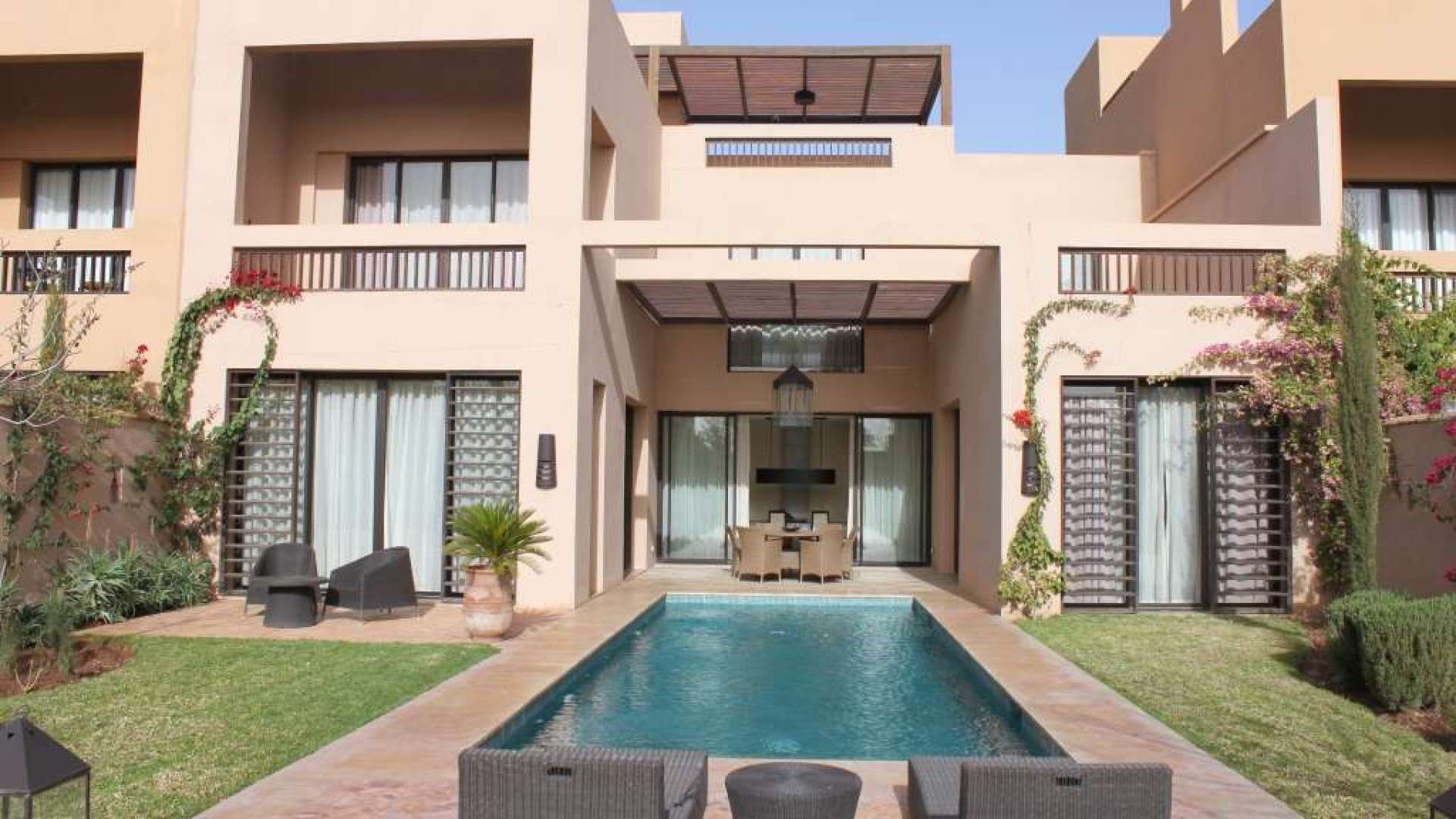 Location longue durée ,Riad,Riad contemporain 3 chambres en première ligne à Golf Al Maaden,Marrakech,Golf Al Maaden