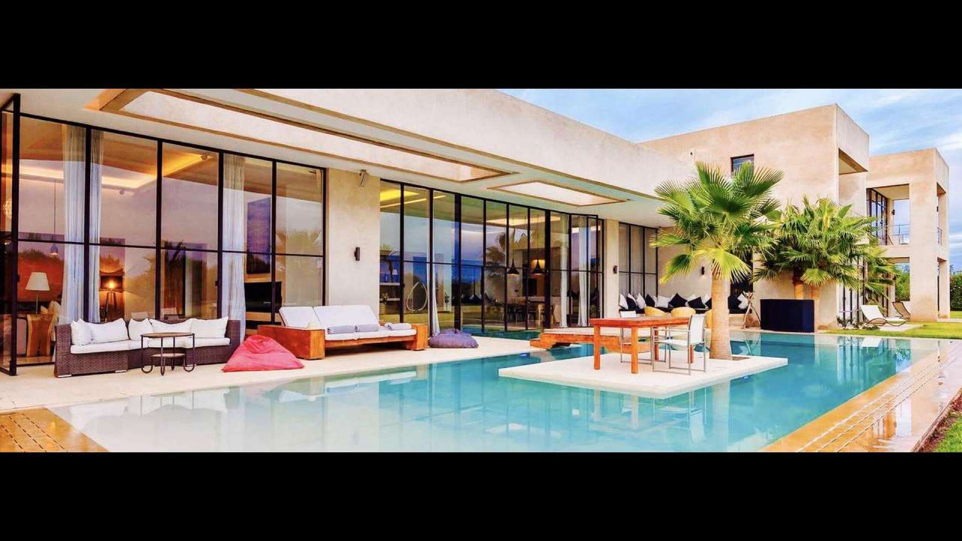 Location de vacances,Villa,Luxueuse villa moderne pour 12 personnes,Marrakech,Route Amizmiz