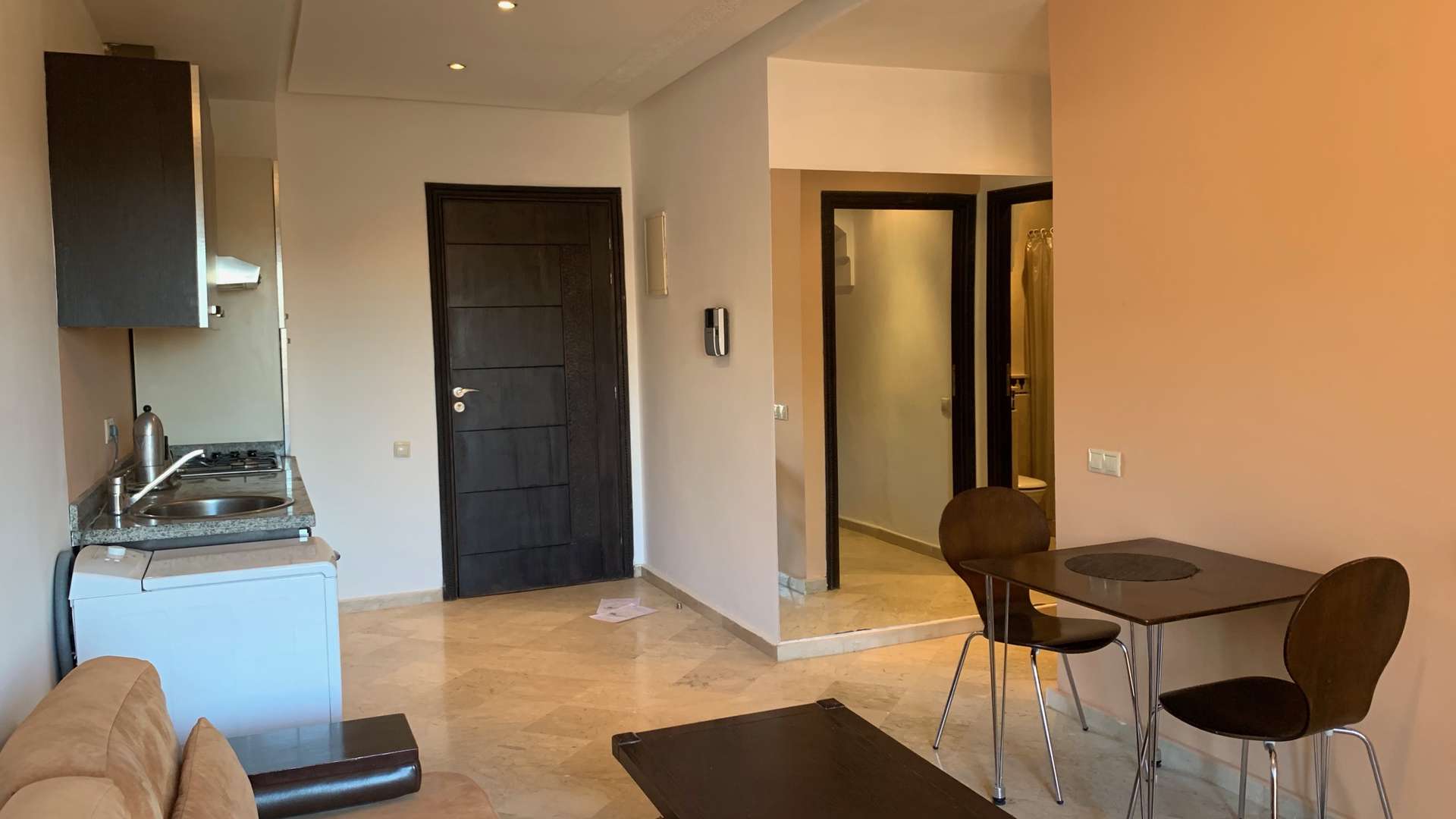 Location longue durée ,Appartement, Appartement 1 chambre salon résidence sécurisée Gueliz,Marrakech,Guéliz
