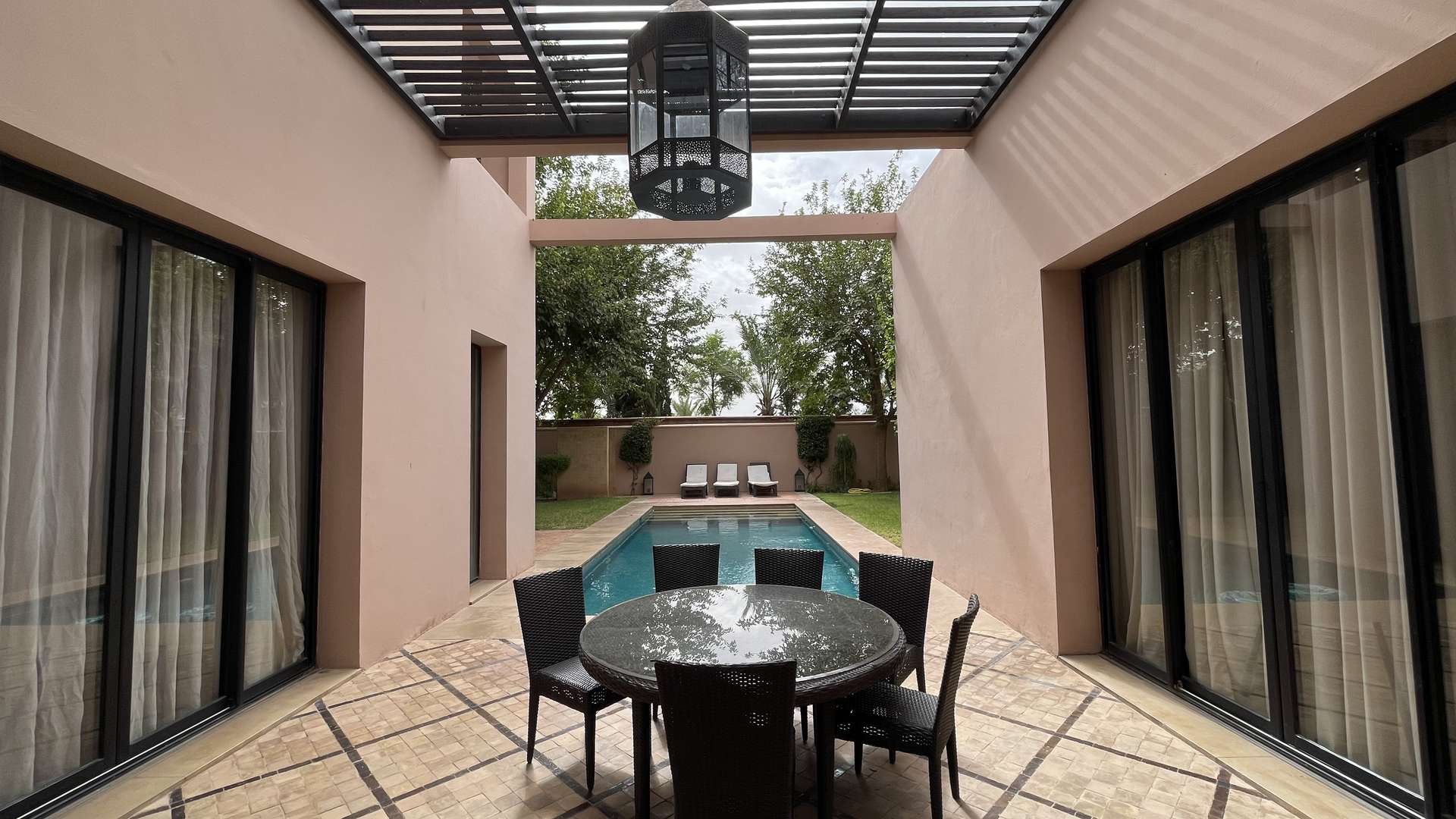 Vente,Villa,Riad 3ch avec piscine et jardin vue golf & Atlas à golf Al Maaden à Marrakech,Marrakech,Golf Al Maaden