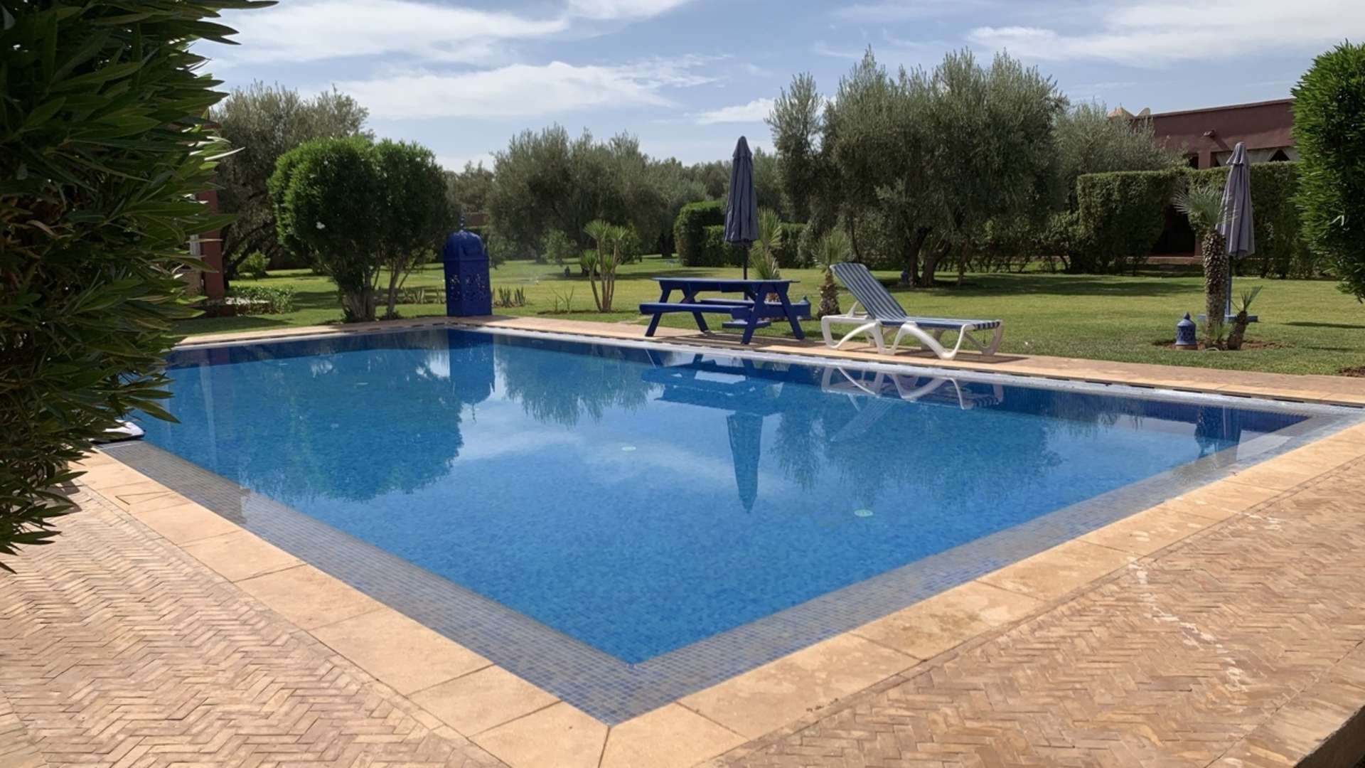 Location longue durée ,Villa,Location villa 3ch de luxe à Marrakech. Surface totale 10.000 m². Meublée,Marrakech,Route d'Ouarzazate