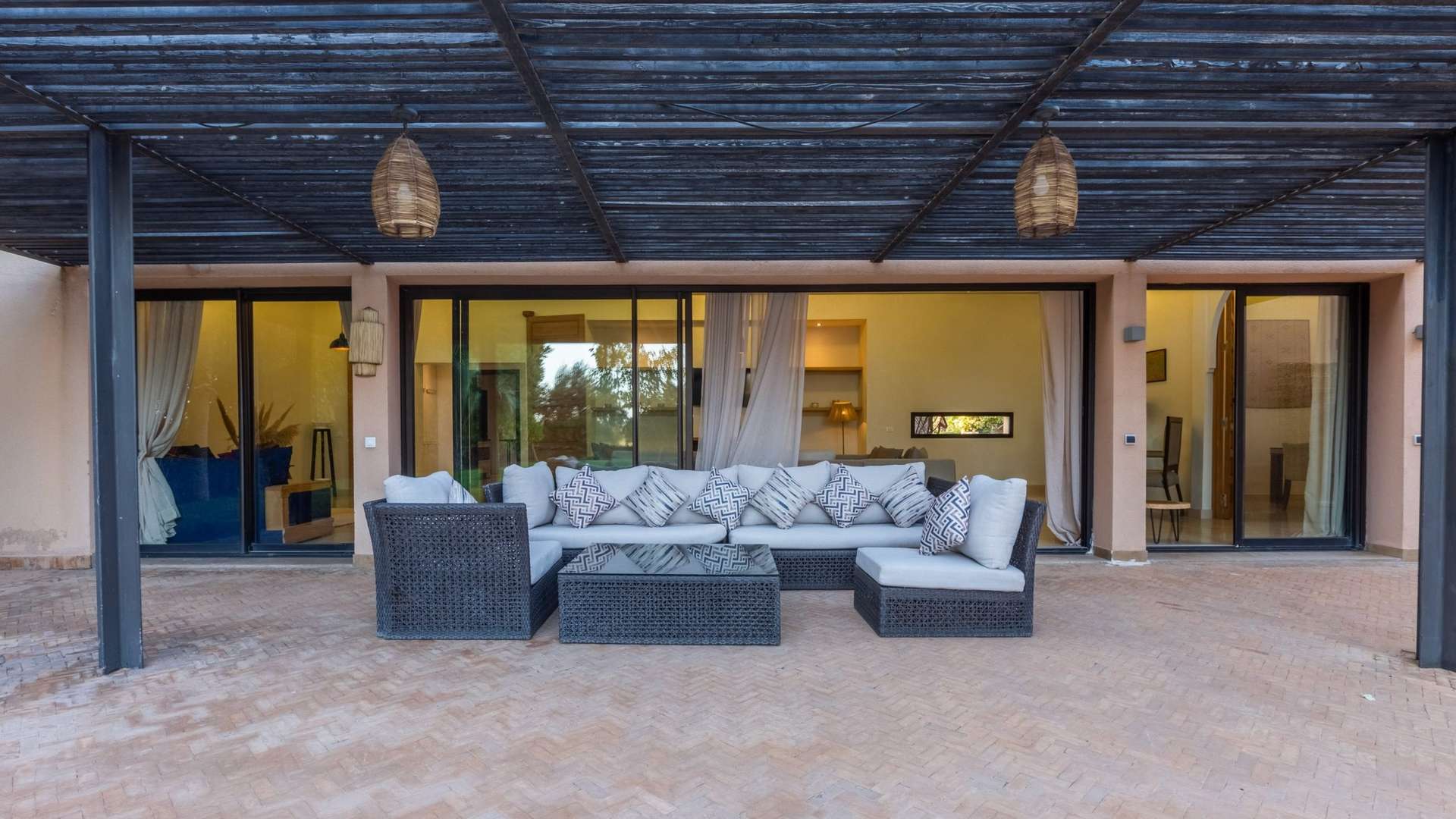 Vente,Villa,Villa de style contemporain de 4 chs en front de golf à Marrakech,Marrakech,Golf Al Maaden