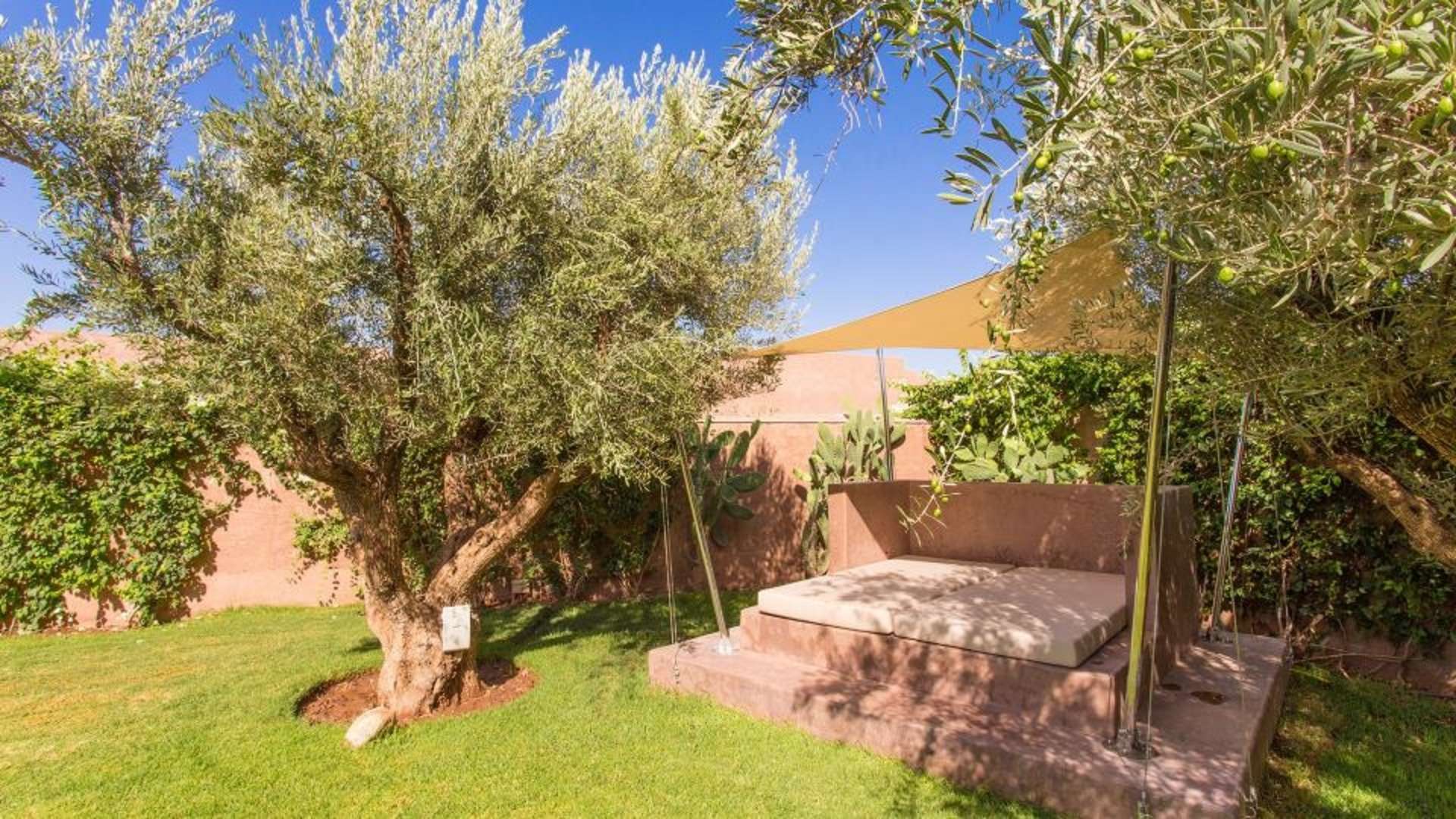 Location de vacances,Villa,Villa de luxe d’architecte de plain-pied pour 6 personnes. Domaine privé sécurisé avec services,Marrakech,Golf Royal Palm