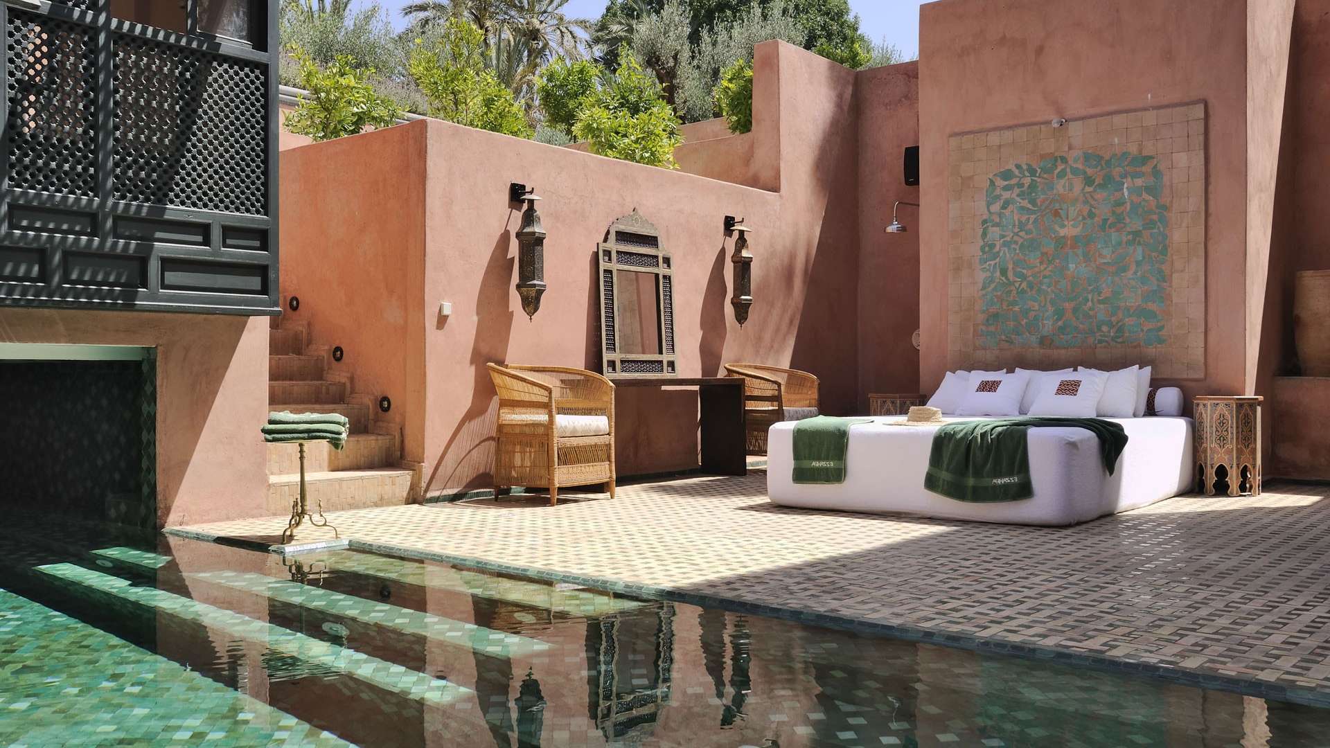 Location de vacances,Villa,Villa de luxe 2 ch dans la Palmeraie de Marrakech à la location court séjour au Maroc,Marrakech,Palmeraie