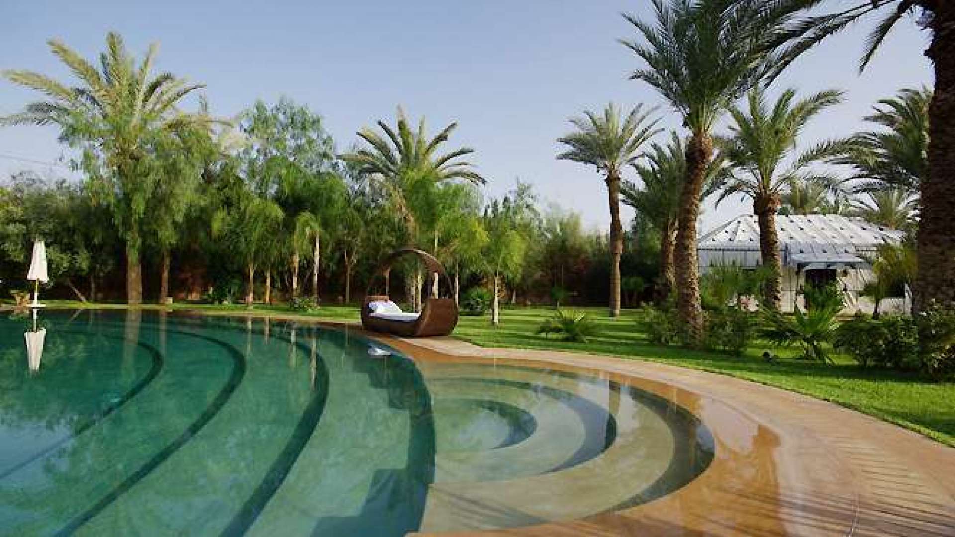 Location de vacances,Villa,Villa de luxe avec 8 lodges exceptionnelles à la Palmeraie,Marrakech,Palmeraie