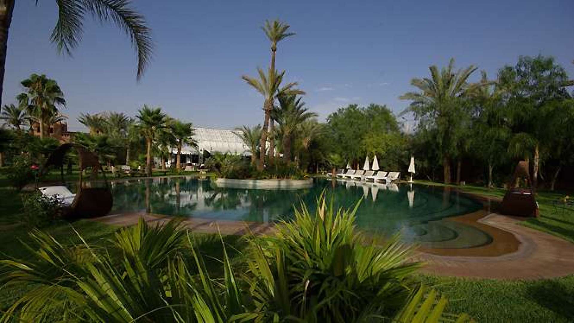Location de vacances,Villa,Villa de luxe avec 8 lodges exceptionnelles à la Palmeraie,Marrakech,Palmeraie